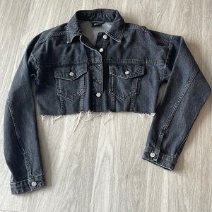 Urban Outfitters Cropped Denim Jacket
